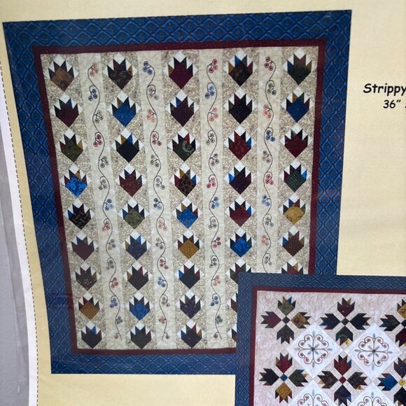 Bears and Berries Quilt Pattern by Cindy Blackberg  Two Versions: Strippy 36"x42 - Picture 2 of 6